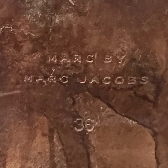 Marc By Marc Jacobs Black Suede Heeled Ankle Boots Size 36 Women’s - Picture 2 of 9